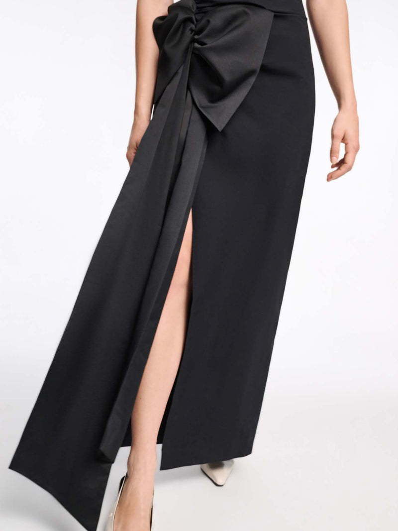 Dorothee Schumacher Poplin Power Sleeveless Dress with Satin Bow