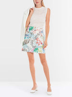 Marc Cain Mini Skirt with Arty Leaf Motif