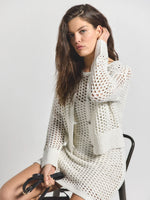 Derek Lam 10 Crosby Syvie Crochet Sequin Cardigan