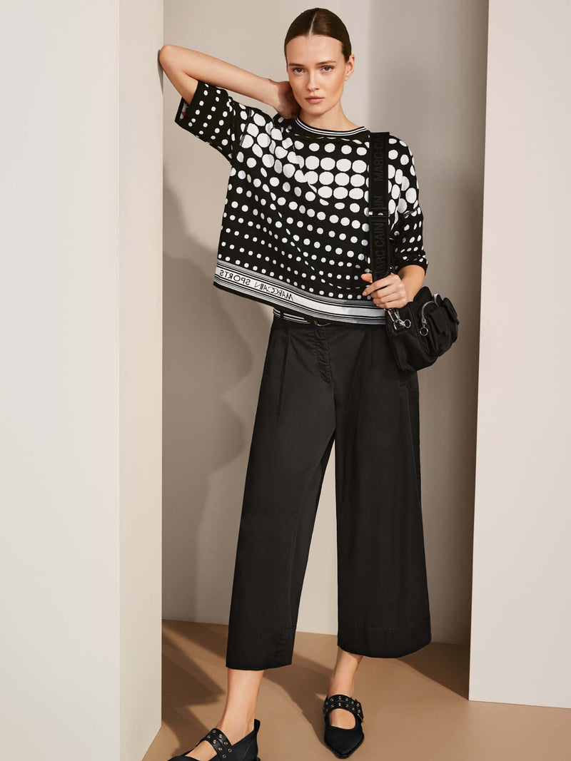Marc Cain Sports Elbow Sleeve Sweater with Circle Details