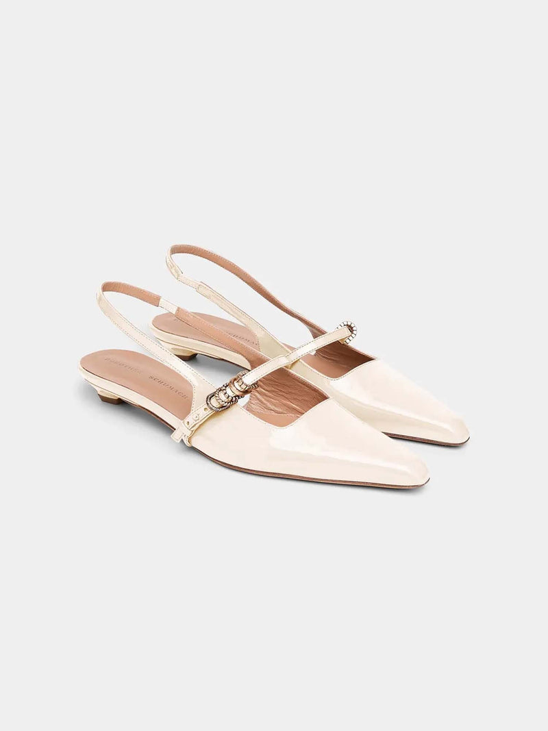 Dorothee Schumacher Glossy Shine Slingback Flat