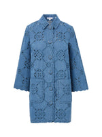 Veronica Beard Erilyn Eyelet Shirt Dress