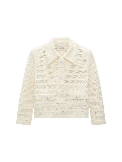Dorothee Schumacher Precise Pointelle Knit Jacket