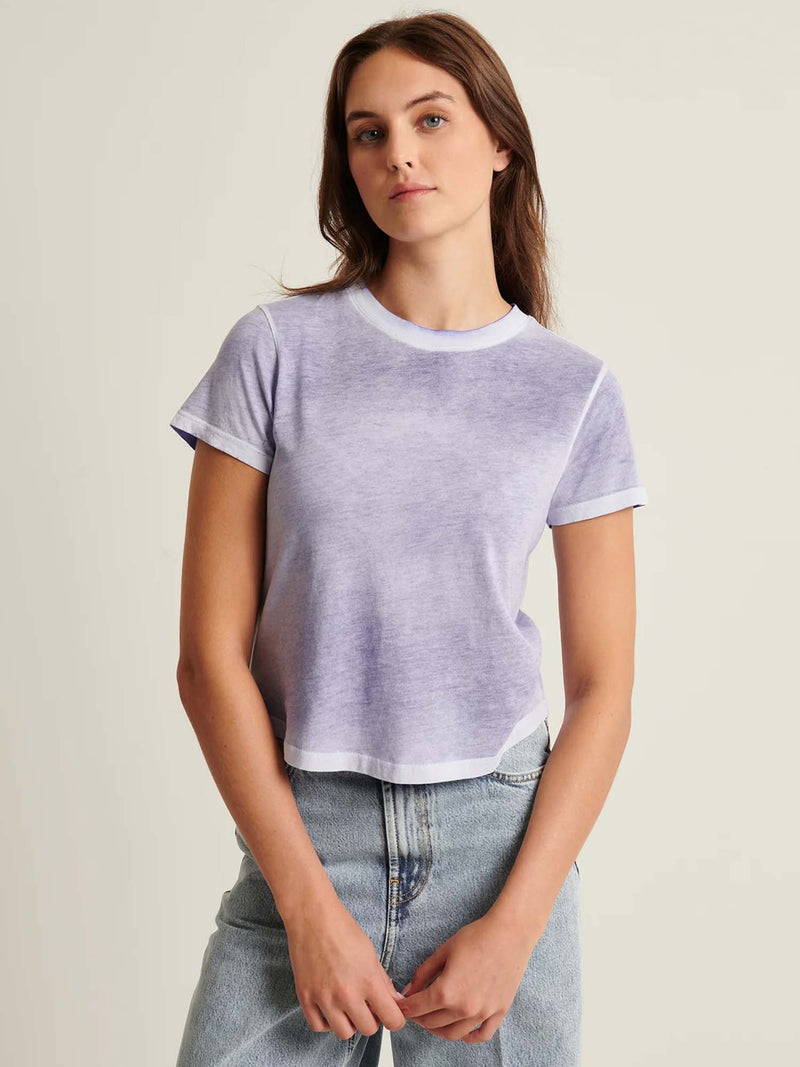 Patrick Assaraf Classic Reverse Spray Baby Tee