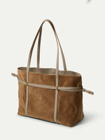 Veronica Beard Suede Lasso Bag