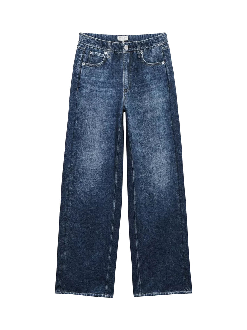 Rag &amp; Bone Miramar Cotton Terry Wide Leg Pants
