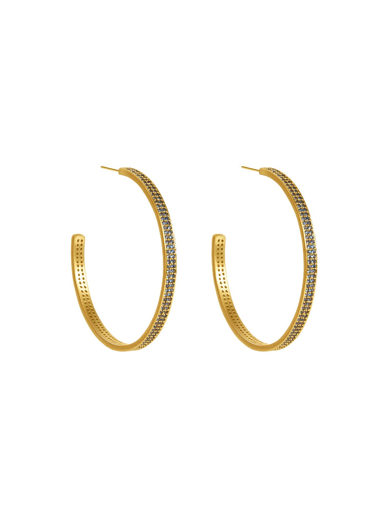 Hangar9 x Dean Davidson Petit Pave Midi Hoops