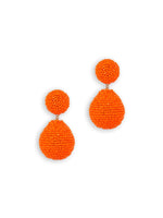 Deepa Gurnani Teslana Earrings Orange