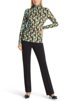 Marc Cain Printed Turtleneck Top