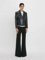 Victoria Beckham Tailored Leather Biker Jacket