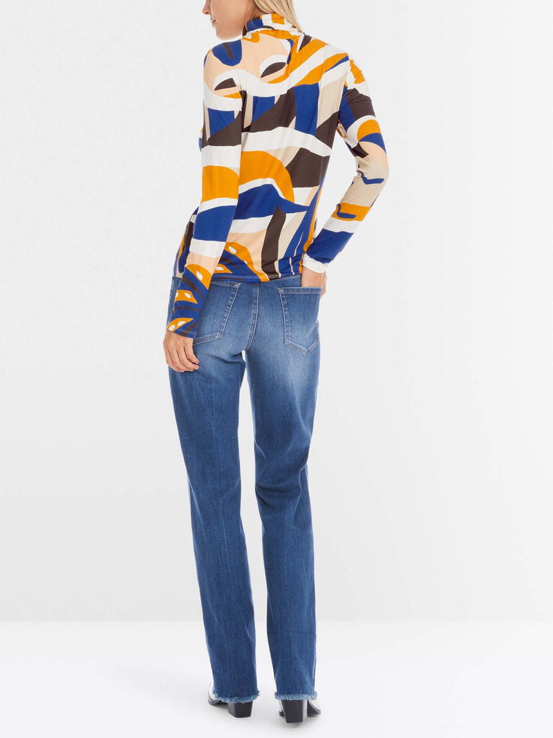 Marc Cain Patterned Turtleneck