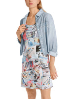 Marc Cain Sports Sleeveless Dress with Memories Print