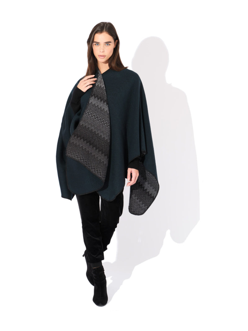 Missoni Cape in Chevron Pattern