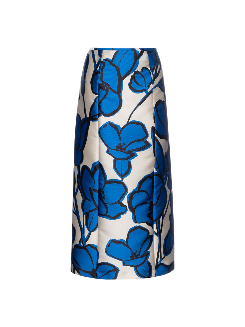 Lunatica Paint Blue Maxi Skirt
