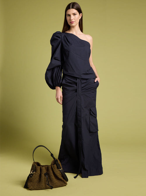 Dorothee Schumacher One-Sided Poplin Power Blouse