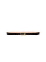 Victoria Beckham Croc Embossed Regular Frame Belt
