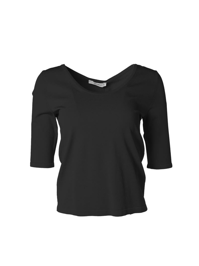 Max Mara Leisure Piombo Knit Shirt Black