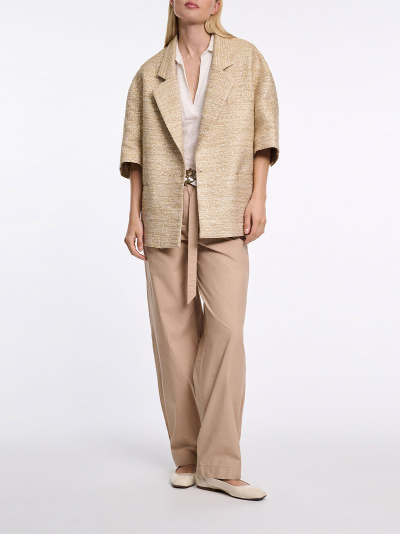 Dorothee Schumacher Natural Ease Polo Shirt w. Ribbed Knit Collar