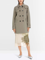 Marc Cain Hooded Trench Coat