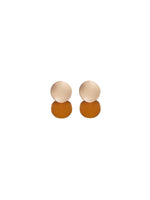 Terrena Enamelled Brass Earrings
