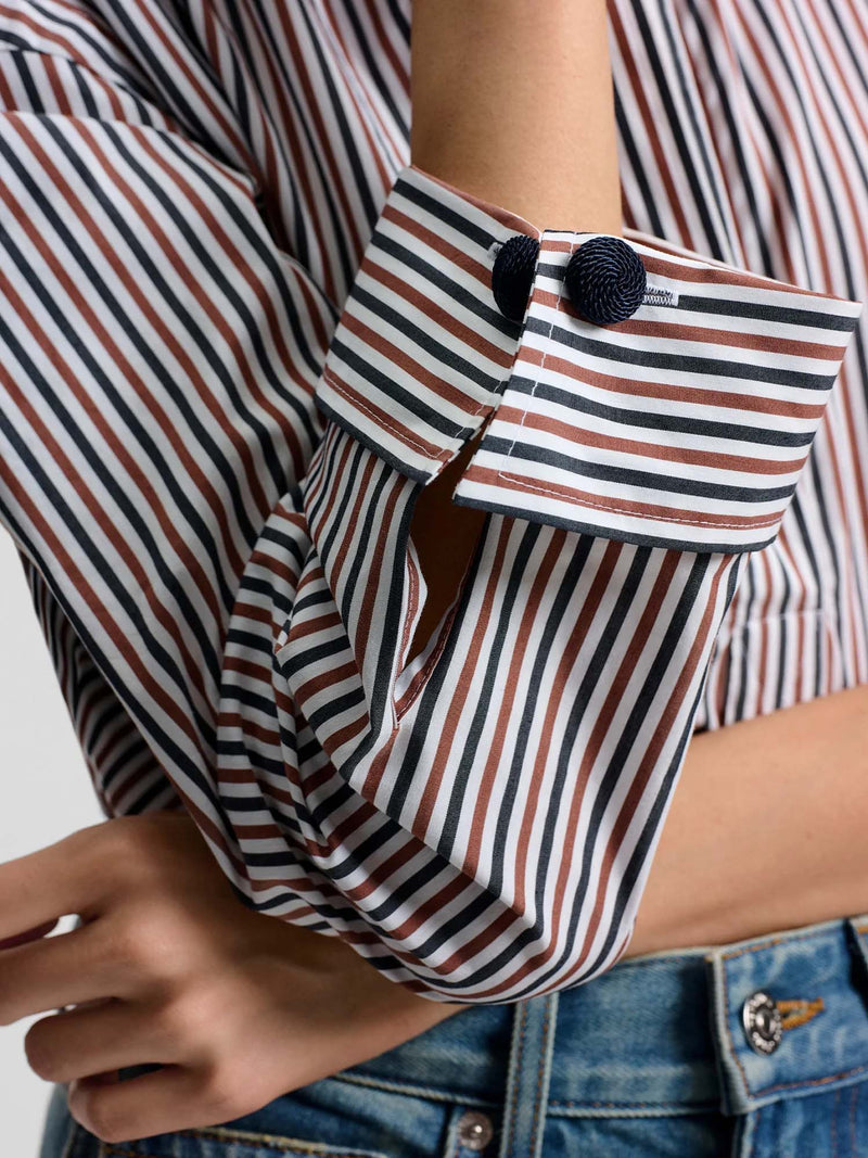 Veronica Beard Draymond Striped Shirt