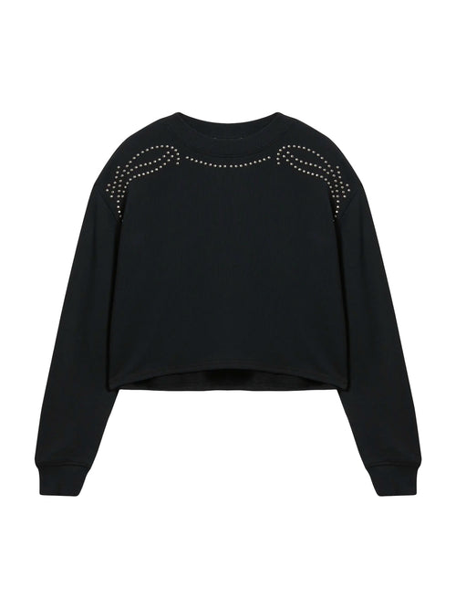 Rag &amp; Bone Vintage Terry Studded Pullover