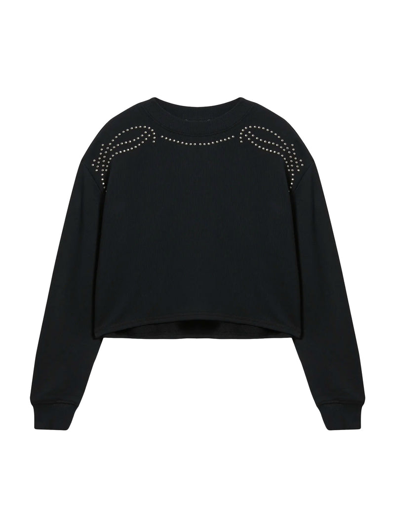 Rag &amp; Bone Vintage Terry Studded Pullover