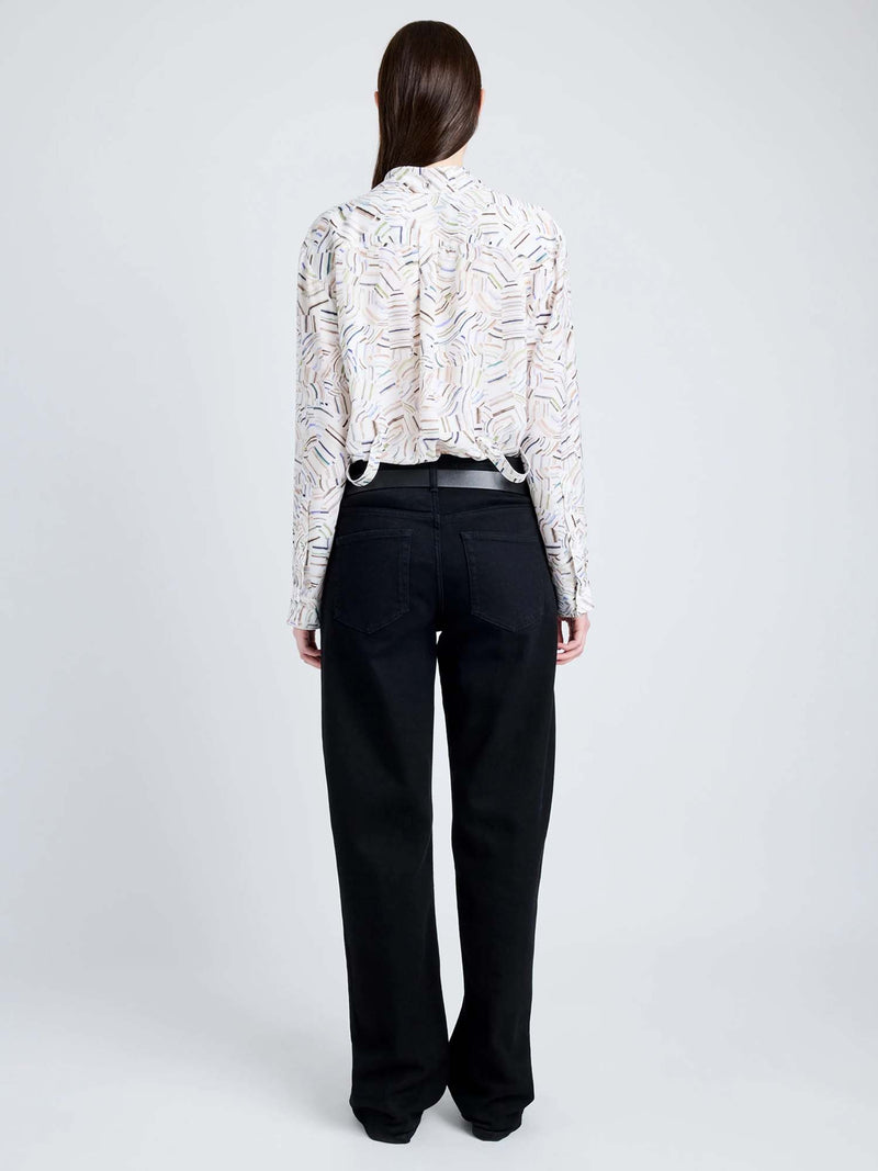 Proenza Schouler Eve Printed Blouse