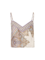 Veronica Beard Millon Silk V-neck Tank Top