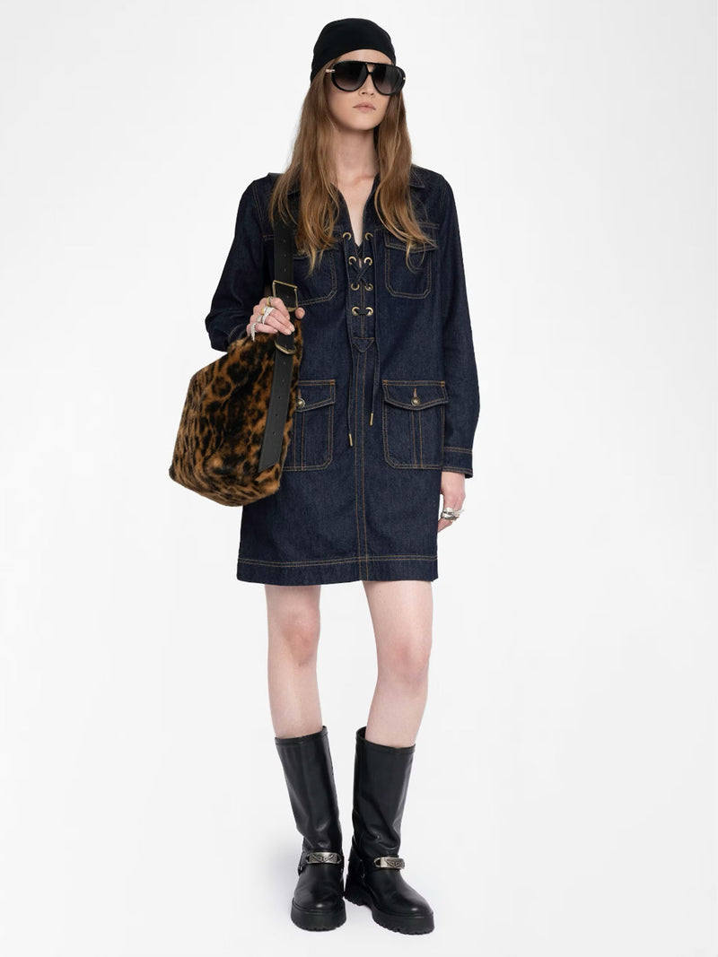 Zadig &amp; Voltaire Remacha Denim Dress