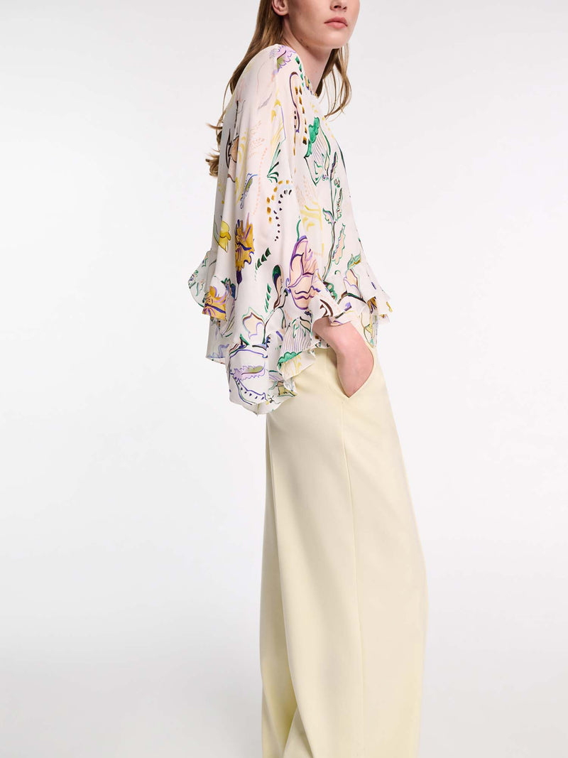 Dorothee Schumacher Floral Twist Tie Detail Blouse
