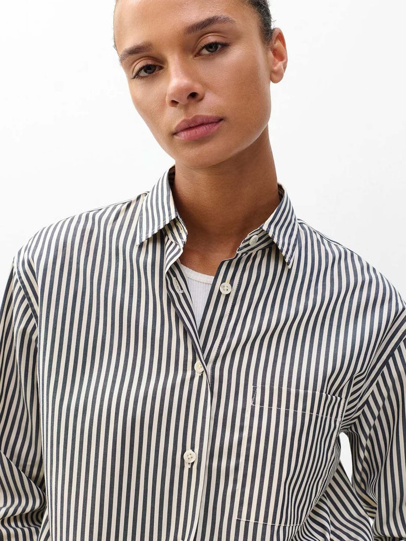 Rag &amp; Bone Connie Striped Poplin Shirt