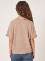Repeat Cashmere Pullover with Stitching Detail
