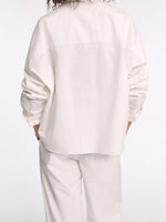 Dorothee Schumacher Poplin Power Blouse with Lace Detail