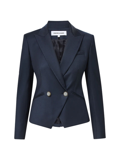 Veronica Beard Rickie Cropped Dickey Jacket