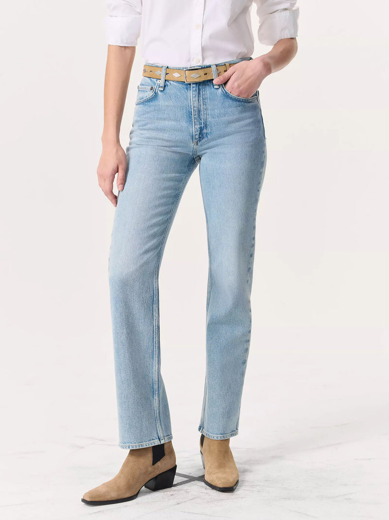 Rag &amp; Bone Harlow Mid-Rise Straight Jean