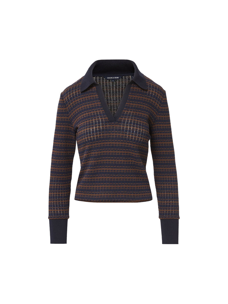 Veronica Beard Kamal Knit Polo