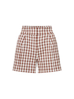 Veronica Beard Haina Gingham Seersucker Short
