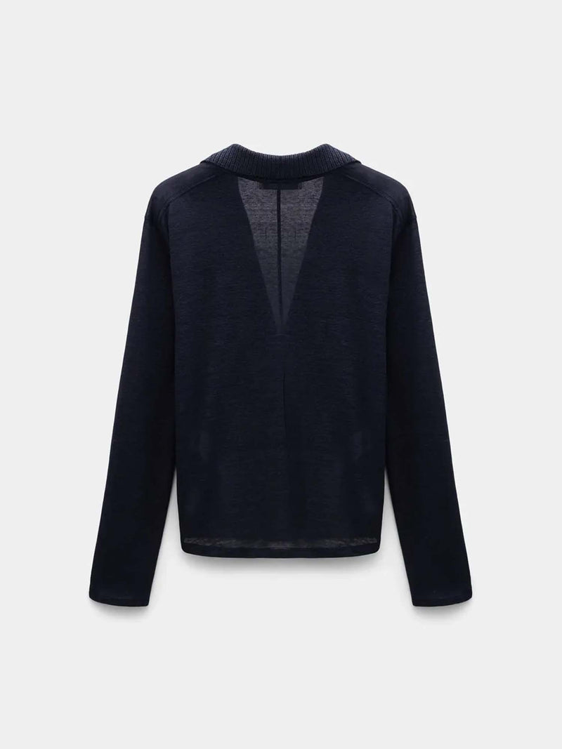 Dorothee Schumacher Natural Ease Collared Long Sleeve Shirt