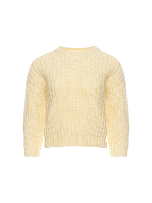 Peserico Tricot 3/4 Sleeve Sweater Ambrosia Yellow