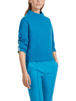Marc Cain Sports Mock Neck Ribbed Sweater