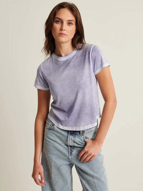 Patrick Assaraf Classic Reverse Spray Baby Tee