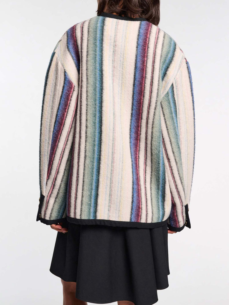 Dorothee Schumacher Striped Comfort Jacket