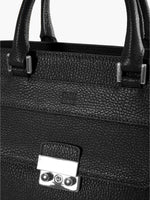 Cinzia Rocca Leather Structured Bag with Metal Closure