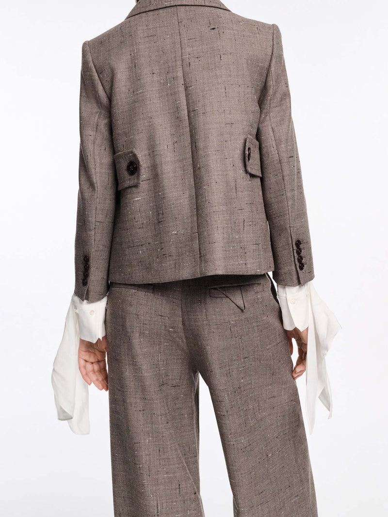 Dorothee Schumacher Casual Attraction Double Breasted Boxy Jacket