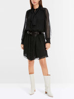 Marc Cain Polka Dot Long Sleeve Dress