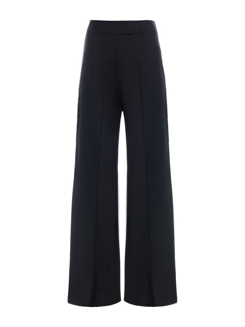 QL2 Melody Palazzo Wide-Leg Pants - Black