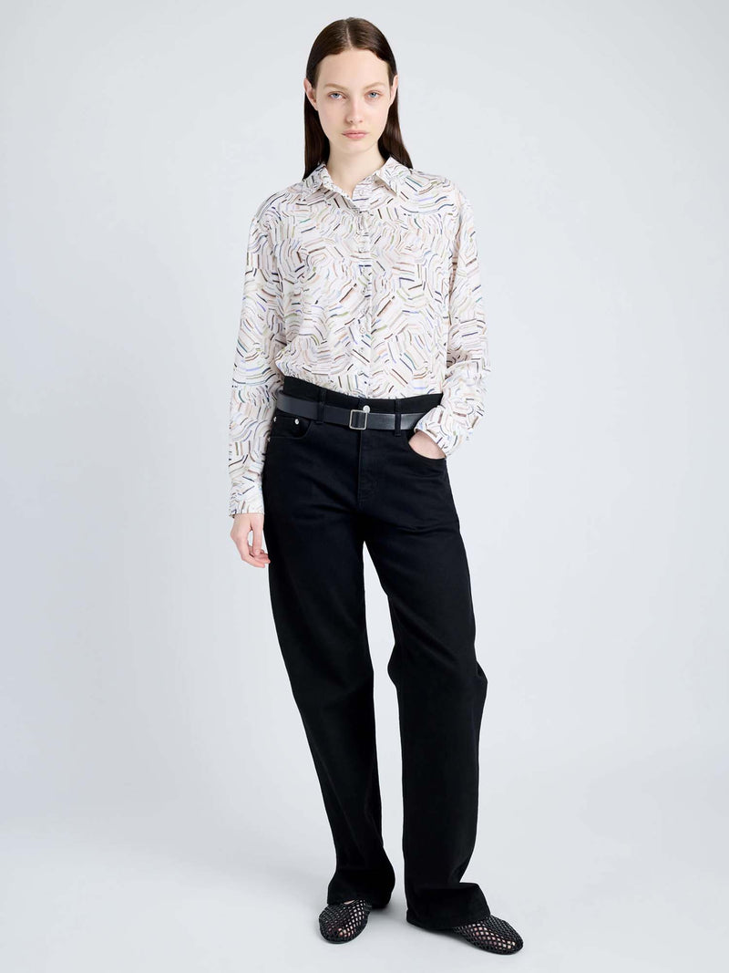 Proenza Schouler Eve Printed Blouse