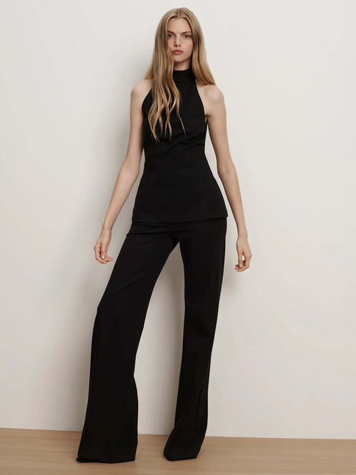 Veronica Beard Kalinda Wide-Leg Ponte Pant