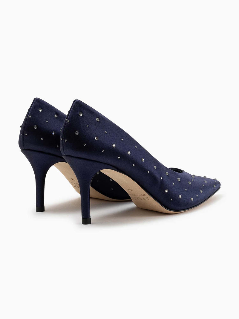 Arteana Sanremo 75 Pump in Satin &amp; Crystals